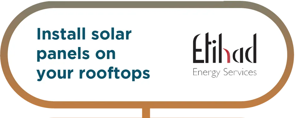 Install solar panels on your rooftops