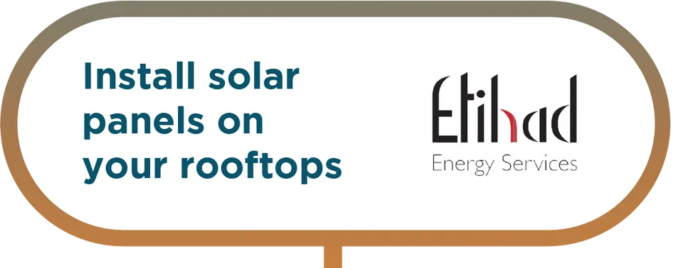 Install solar panels on your rooftops