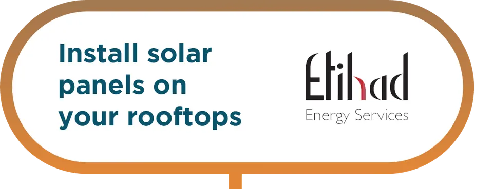 Install solar panels on your rooftops
